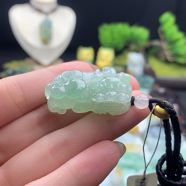 翡翠未镶嵌颈饰貔貅9