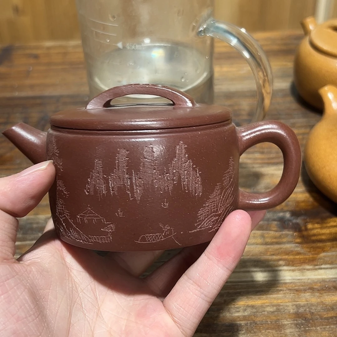 茶壶紫砂紫砂的味道很好