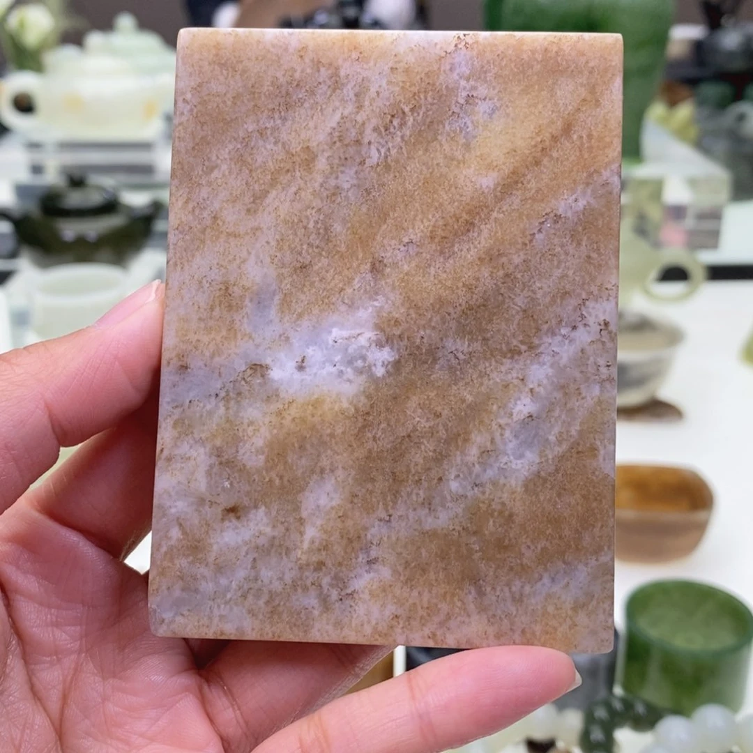 和田玉杯垫未镶嵌