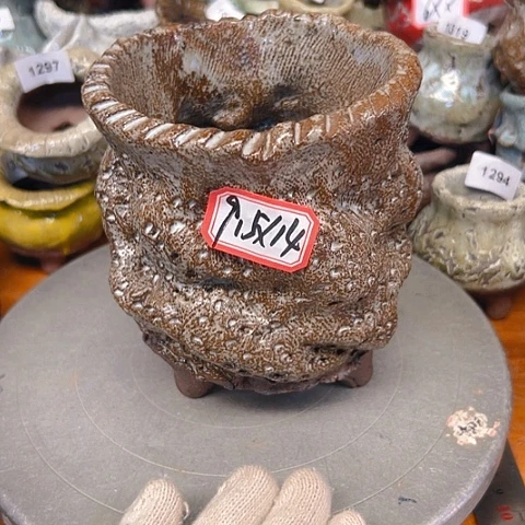 粗陶花盆手工花盆制作