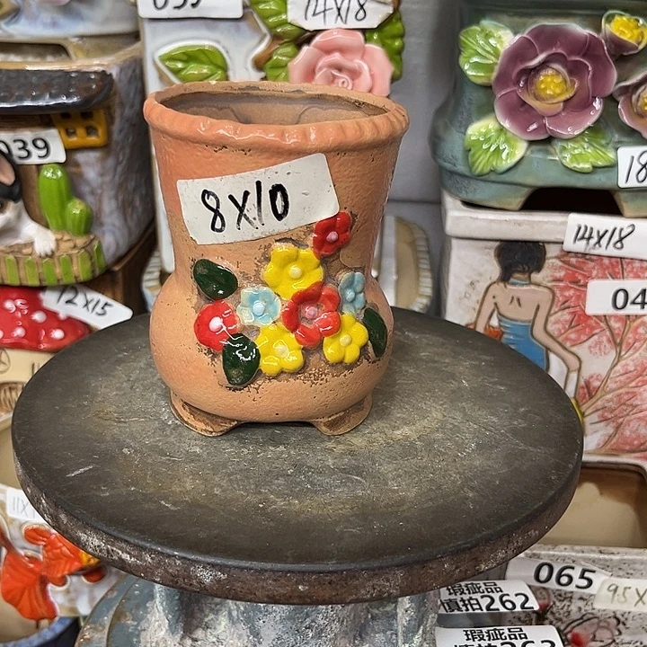 粗陶材质多肉花盆