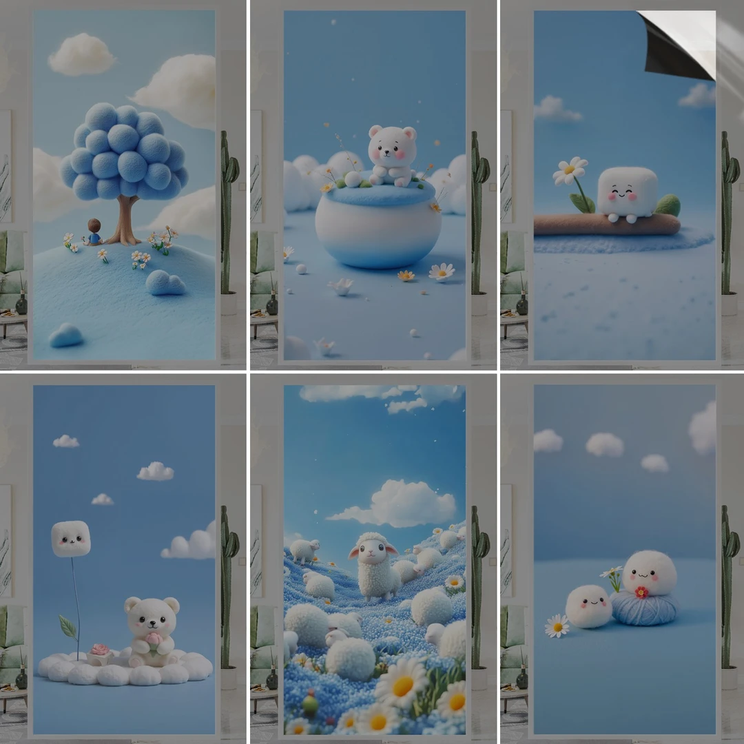 全遮光不透人静电玻璃贴膜窗贴纸治愈浴室厕所门窗户阳台隔热防窥