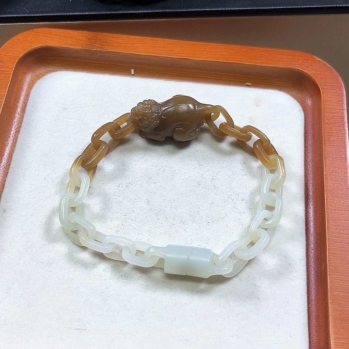 未镶嵌手链和田玉（糖玉）