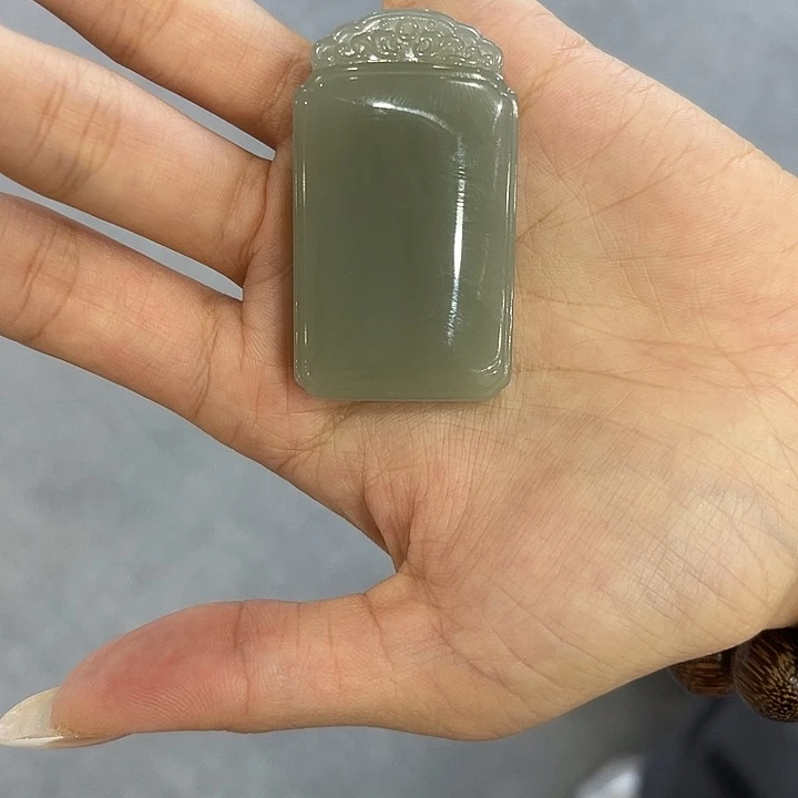 和田玉未镶嵌吊坠(不含链)