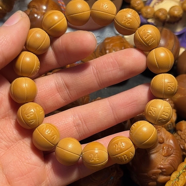 橄榄核手串/手链猴头篮球