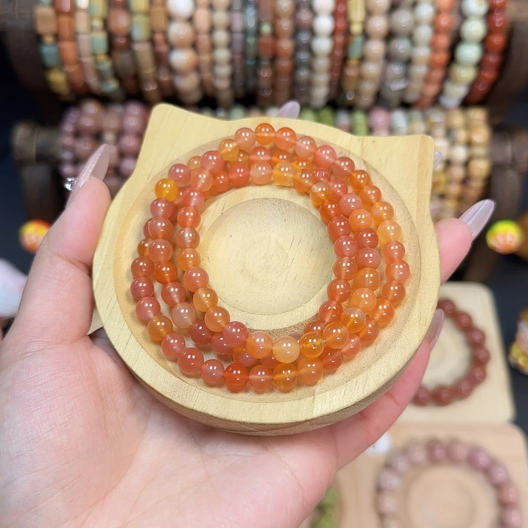 玛瑙/玉髓手串未镶嵌31