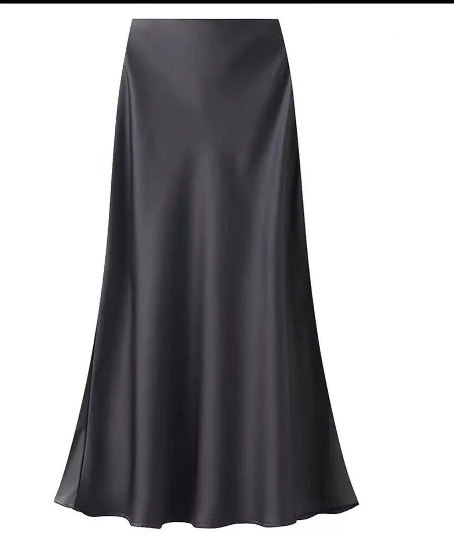 2025春秋新款新中式 国风复古中长款时尚百搭半身裙