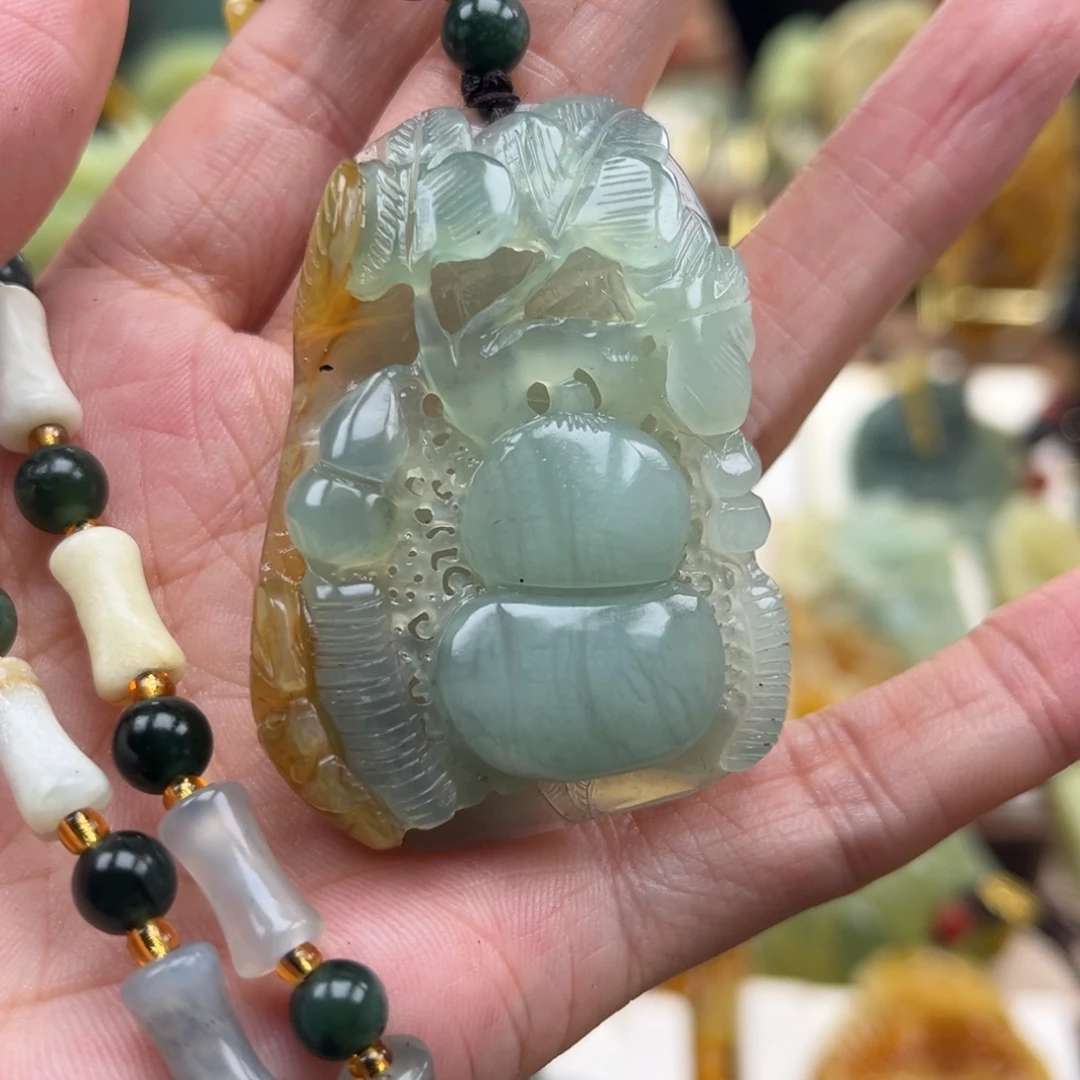 未镶嵌岫玉挂件挂件