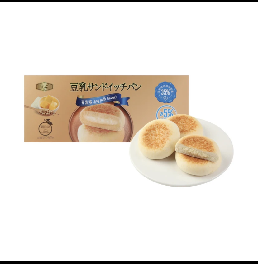 【山姆分装零食】豆乳夹心面包
