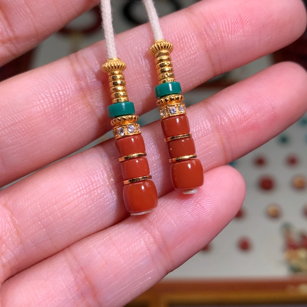 南红玛瑙未镶嵌颈饰