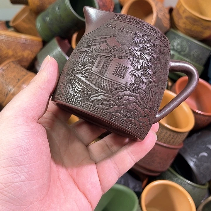 茶杯紫砂全手工紫砂主人杯