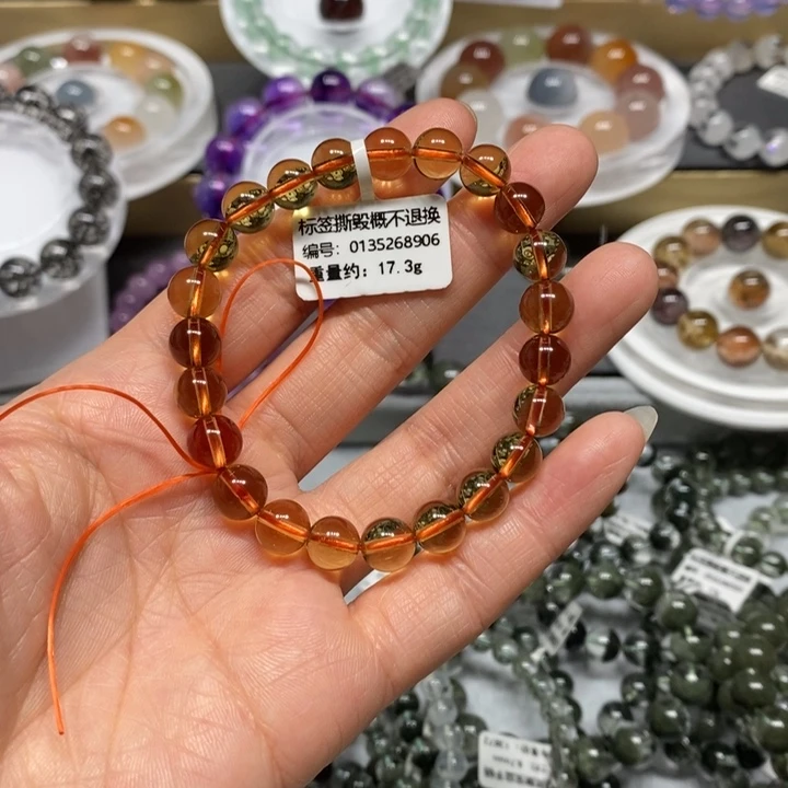 未镶嵌手链水晶黄水晶