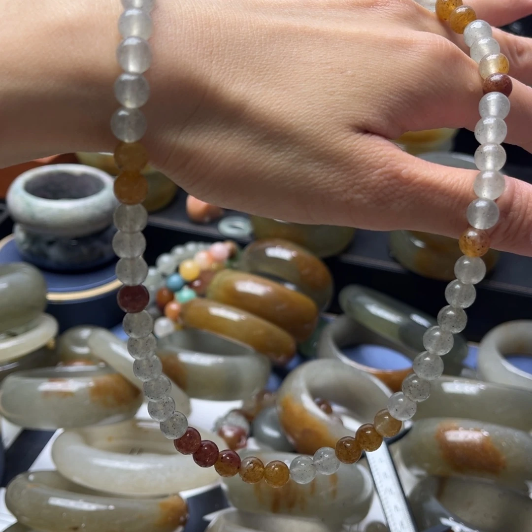 石英质玉未镶嵌手镯