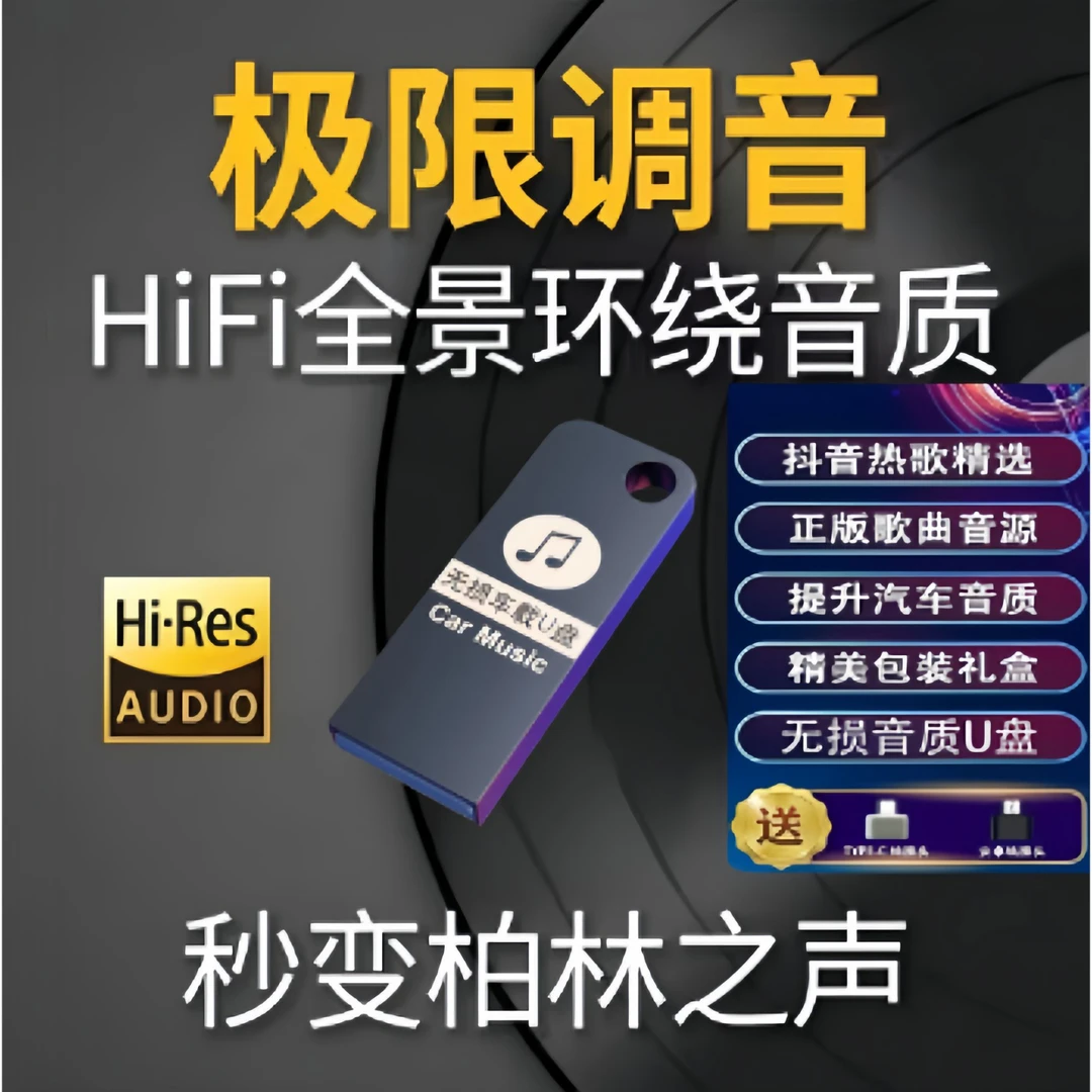 《2025尊享款》车载音乐U盘 全新歌单 抖音热门流行歌曲 即插即用
