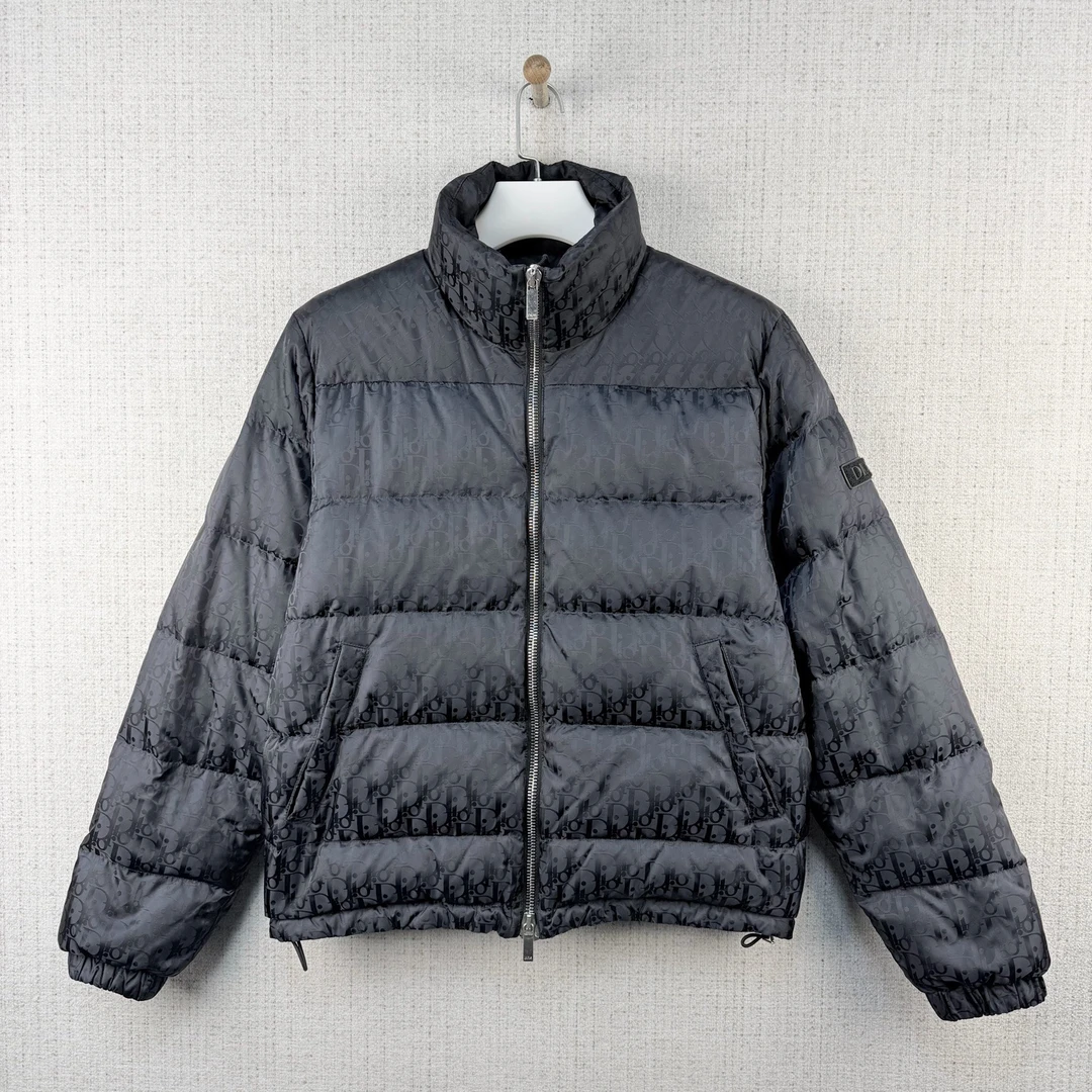 99新 DIOR/迪奥 立领短款羽绒服 黑色/尺码46/少领标/编号10209