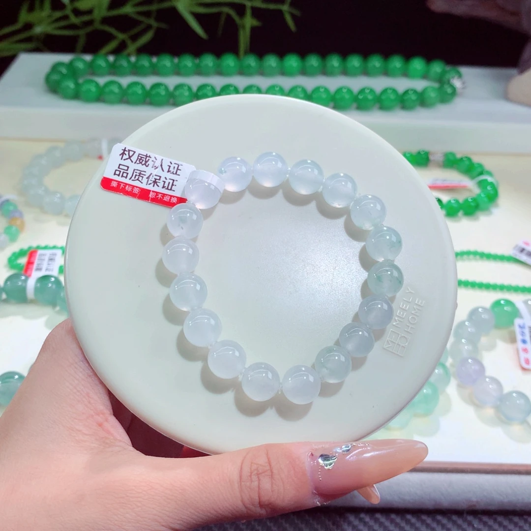 翡翠未镶嵌手链卡10