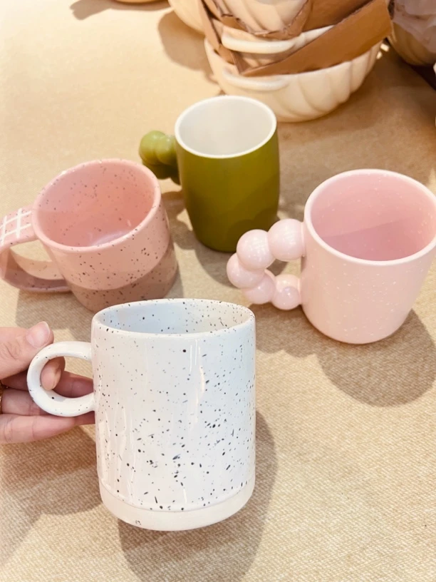 四个装马克杯陶瓷杯创意家用马克杯