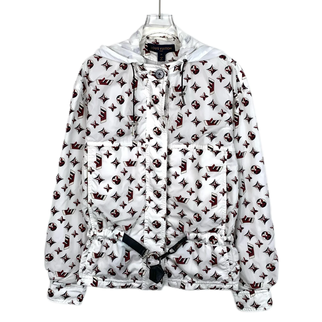 95新 LouisVuitton/路易威登 H14253 满印老花冲锋衣 36码