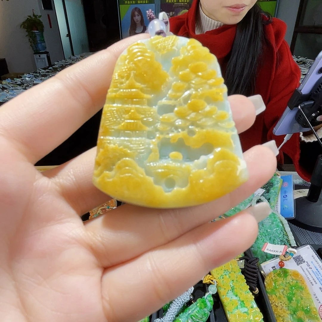 颈饰未镶嵌翡翠一