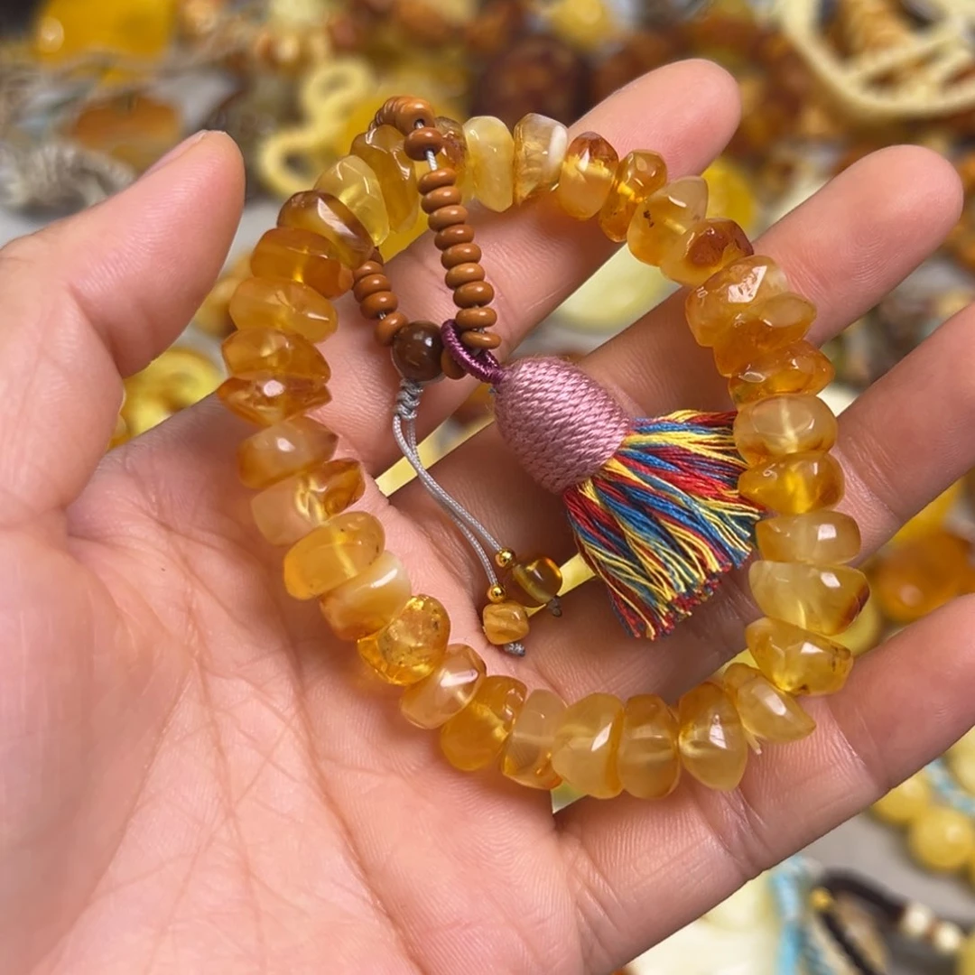 未镶嵌蜜蜡裸石琥珀