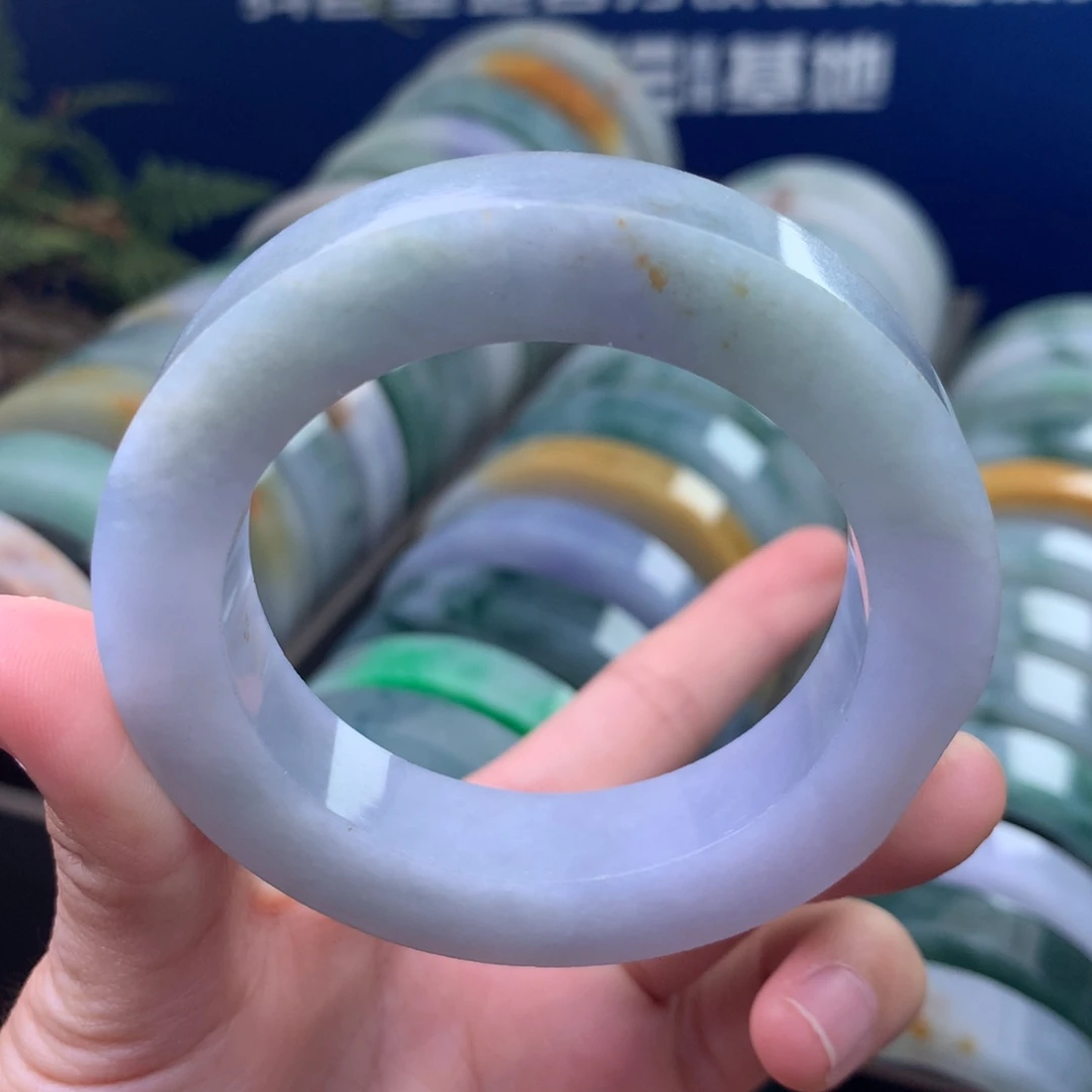 定制翡翠未镶嵌手镯定制不提不换