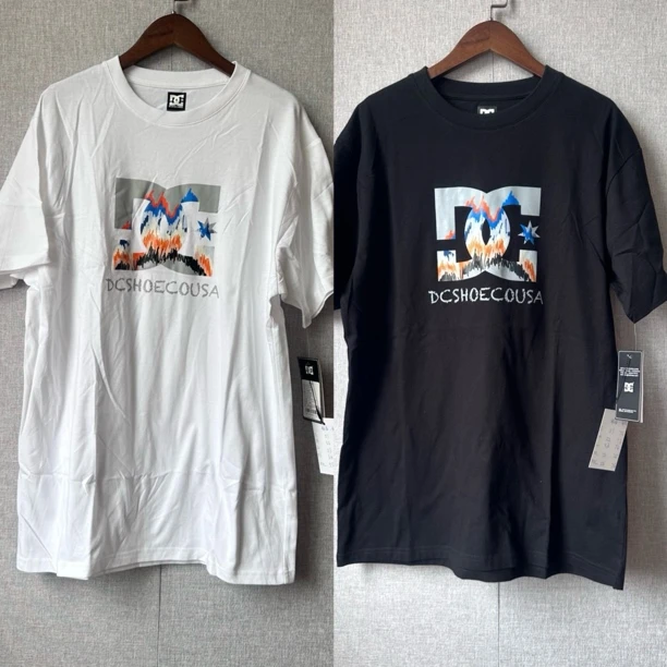 DC logo图案印花短袖 T22048