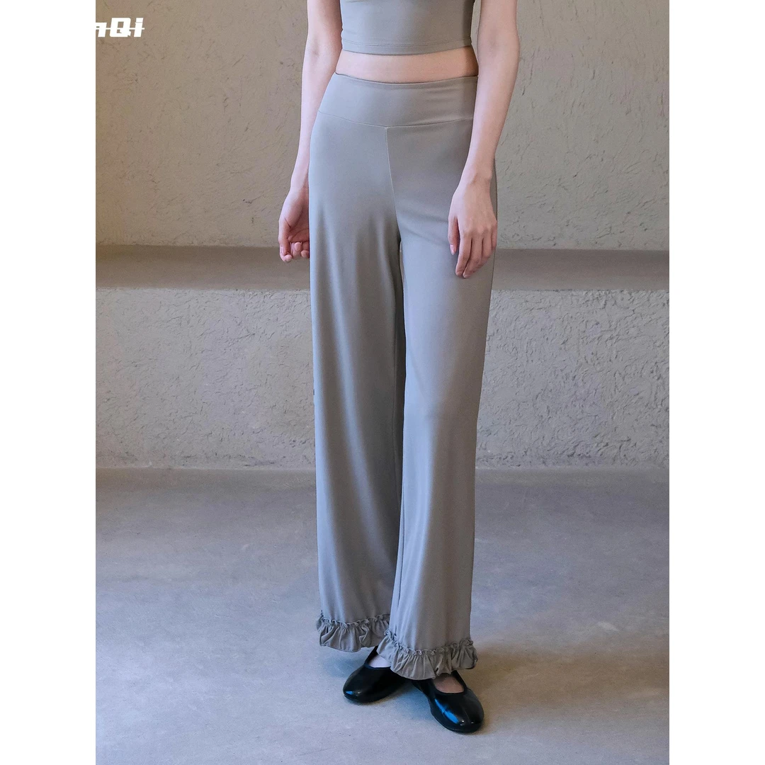 维多利亚高腰瑜伽裤女新款宽松休闲跑步运动长裤普拉提训练健身裤