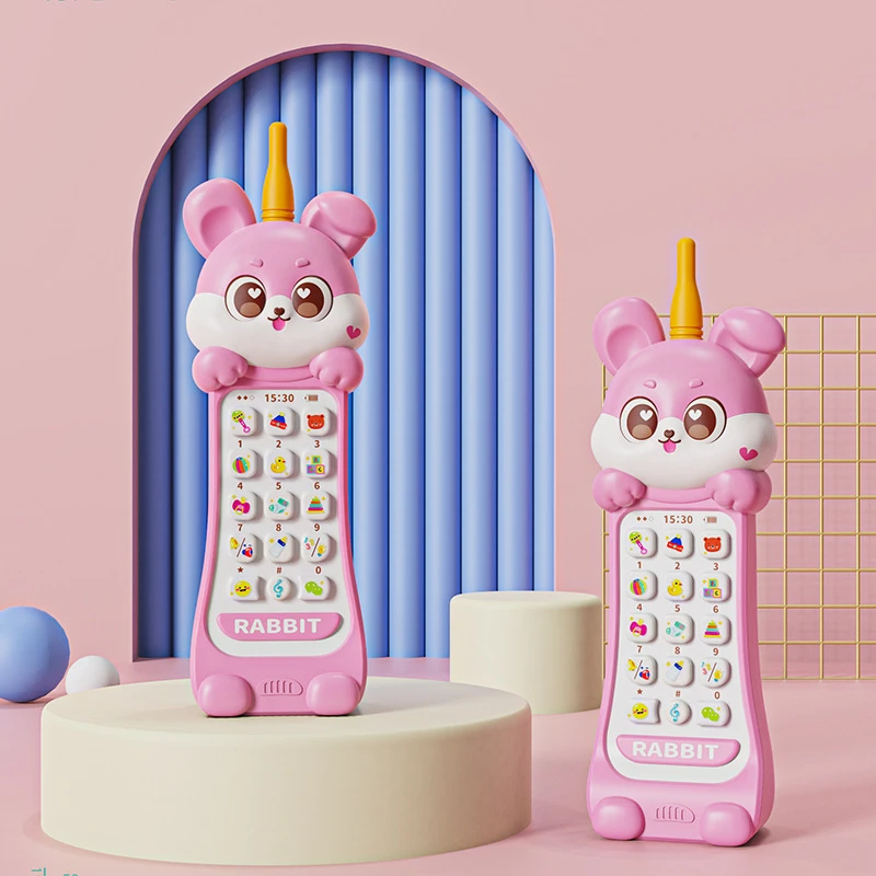 益智手机玩具可啃咬宝宝益智早教0—1岁2婴儿仿真模型音乐电话机