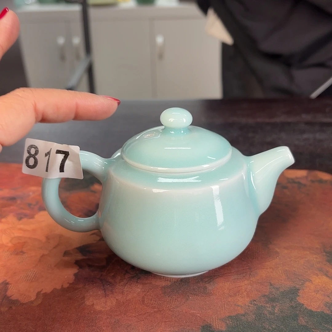 龙泉云间青瓷小米茶器