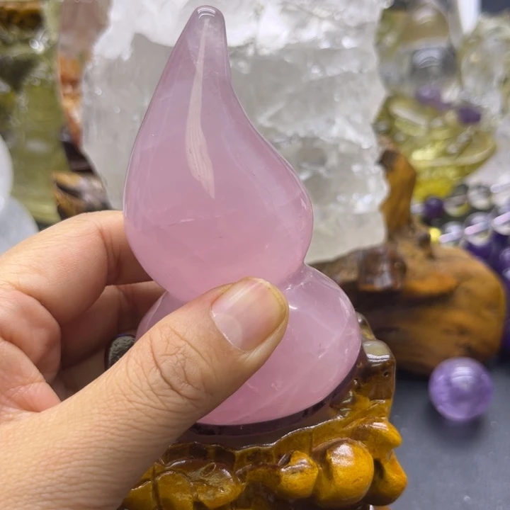 欢***子水晶珠宝半成品未镶嵌摆件