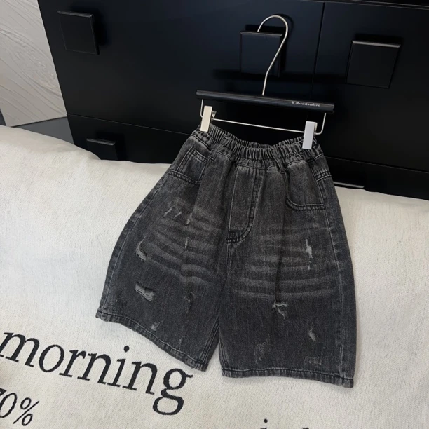 KM PERSONALITY 2025 新款 夏季儿童牛仔裤短裤 772