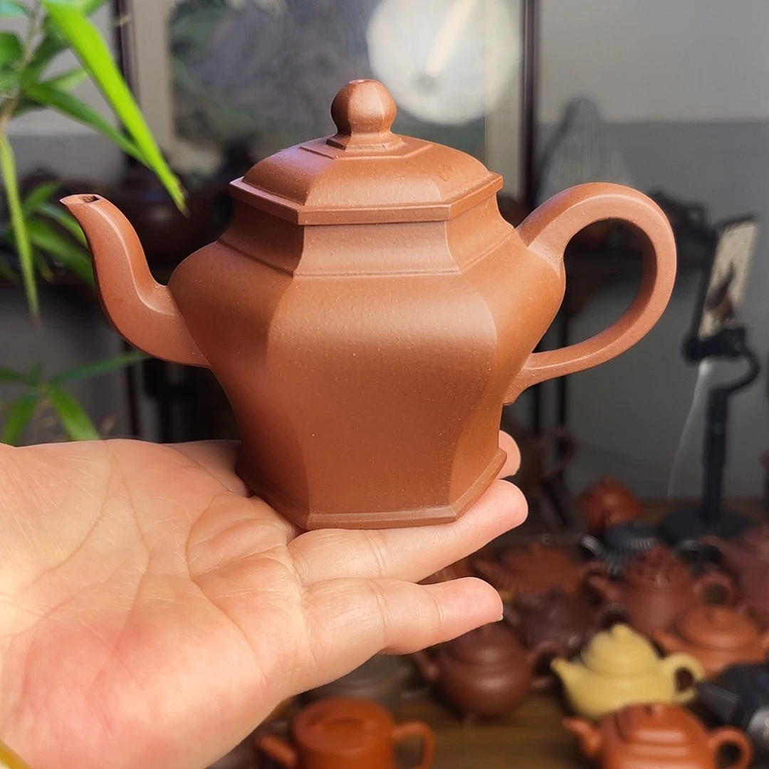 潮***人紫砂壶原矿中槽清宫灯放漏