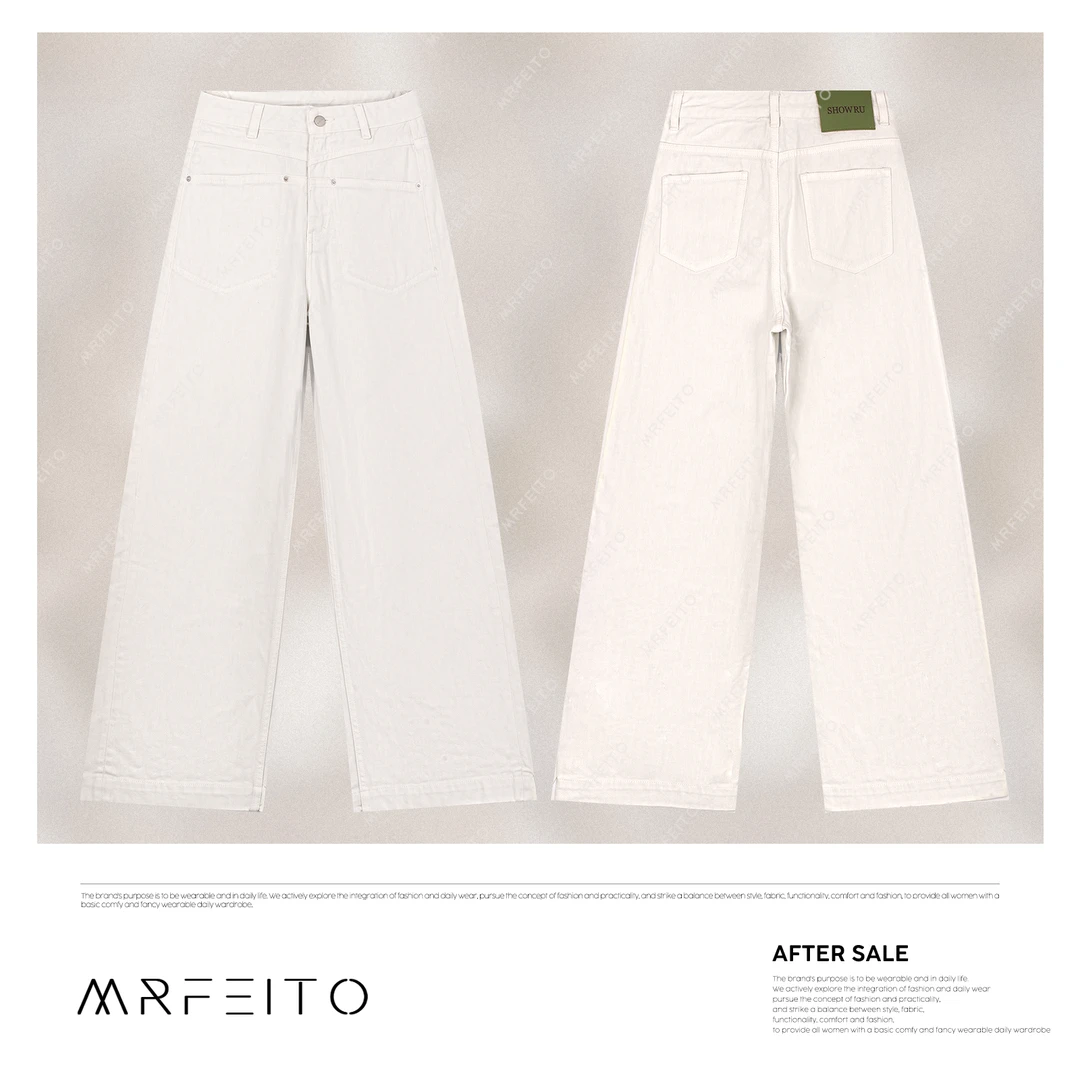 【继承者】美式高级感休闲直筒女士牛仔裤H1192K02C31108