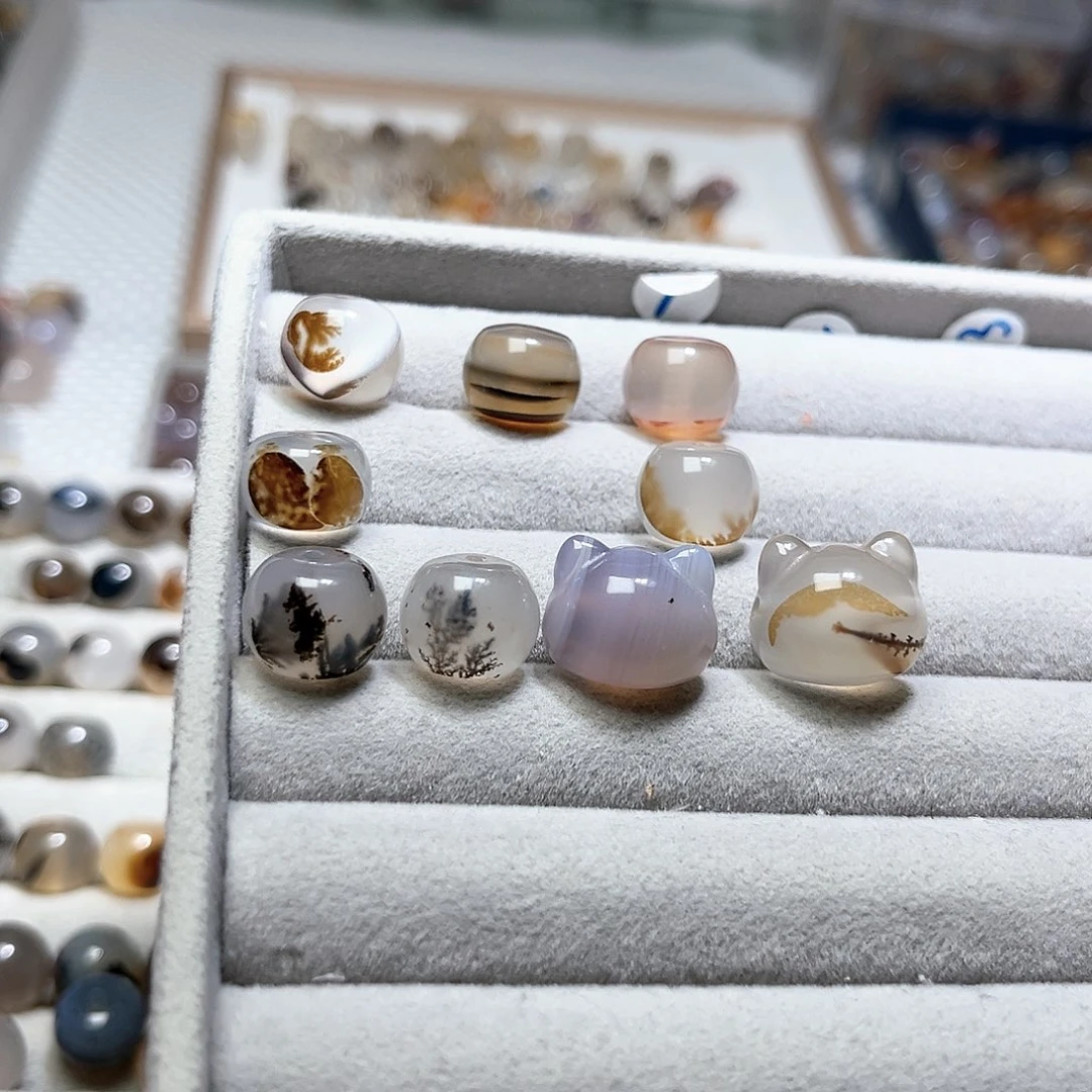 玛瑙/玉髓颈饰合金i***2