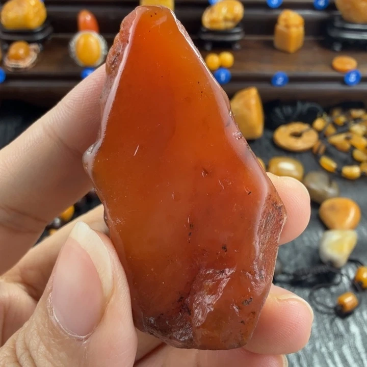 我***的田黄石红田石原石