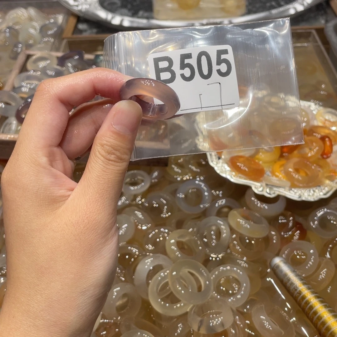 玛瑙/玉髓未镶嵌戒指505