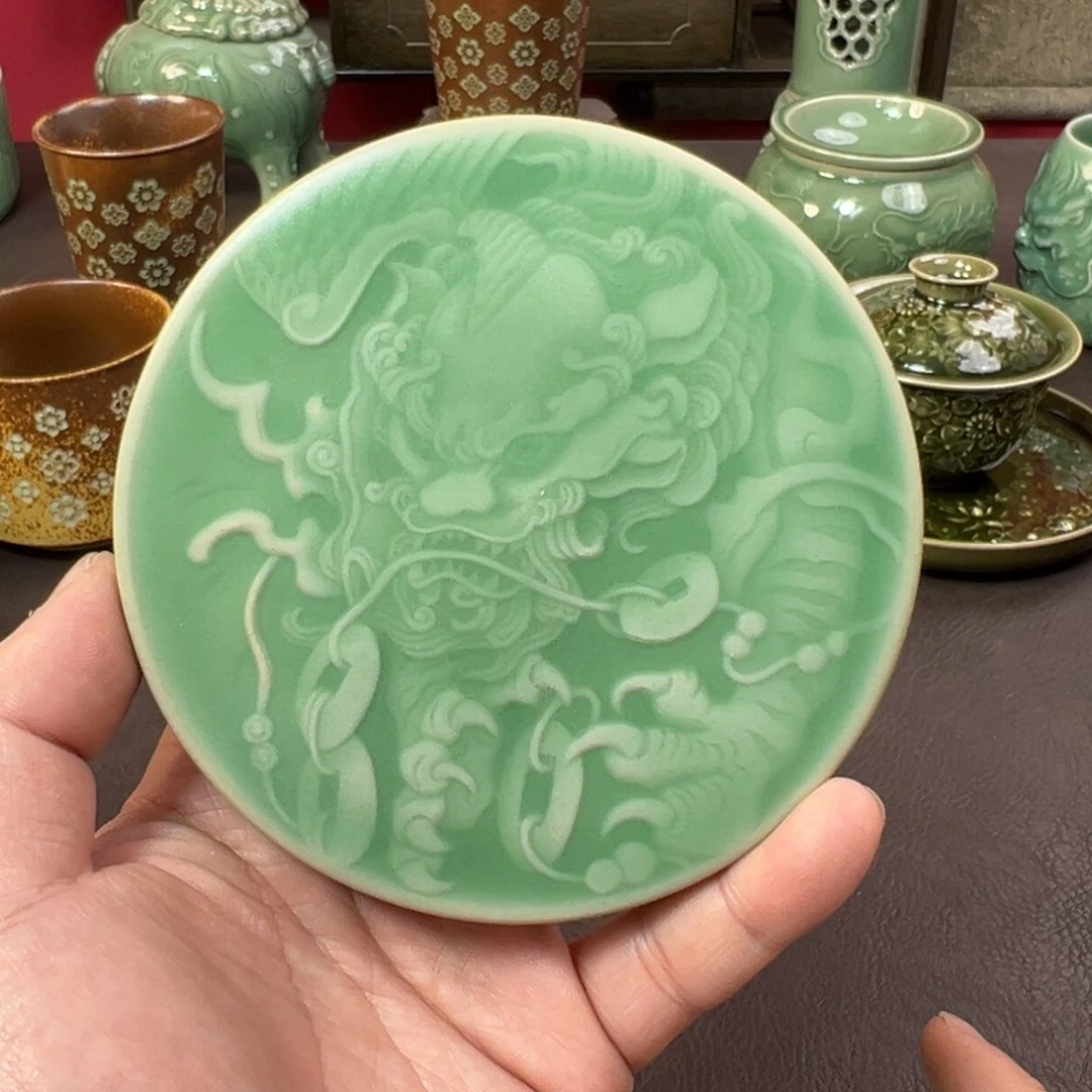 青瓷茶器青瓷瓷器微瑕