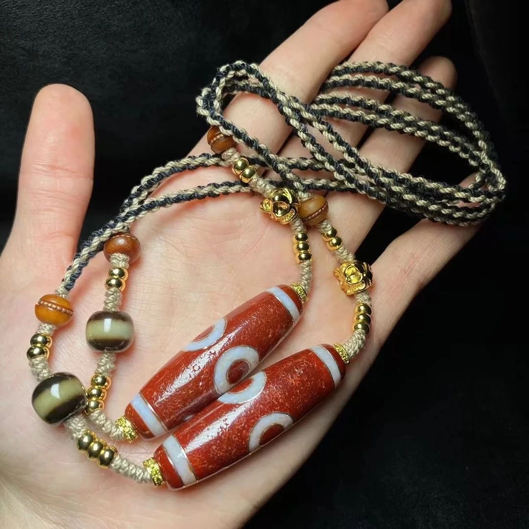 【年货节】 玛瑙DIY脖挂（贵人）-多样性发其一-49*13mm-（15）