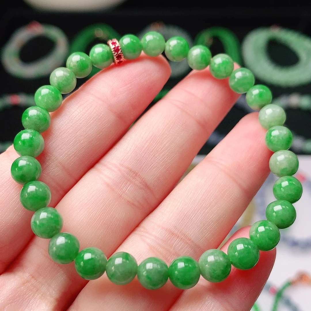 未镶嵌手链翡翠翡翠