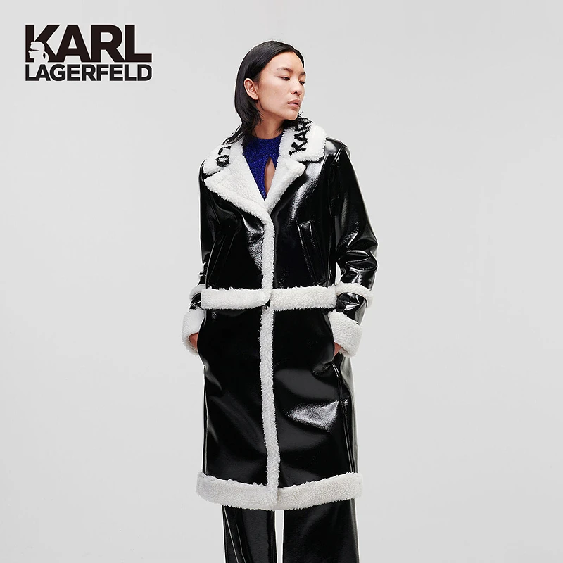 【千颂妮专享】KARL LAGERFELD秋季新款女皮草外套老佛爷226W1506