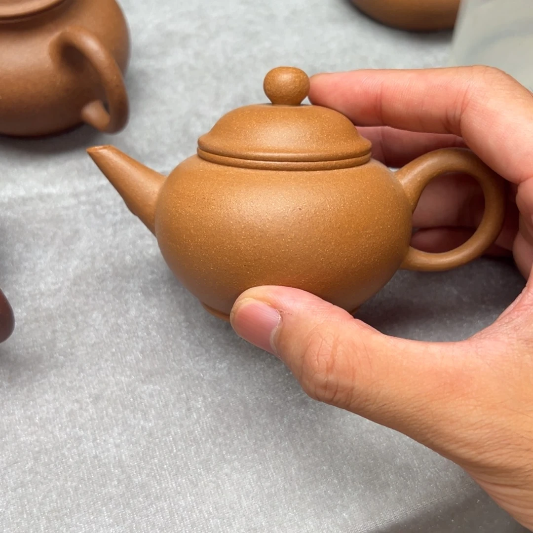 茶壶紫砂失**海微瑕黄金段水平140cc