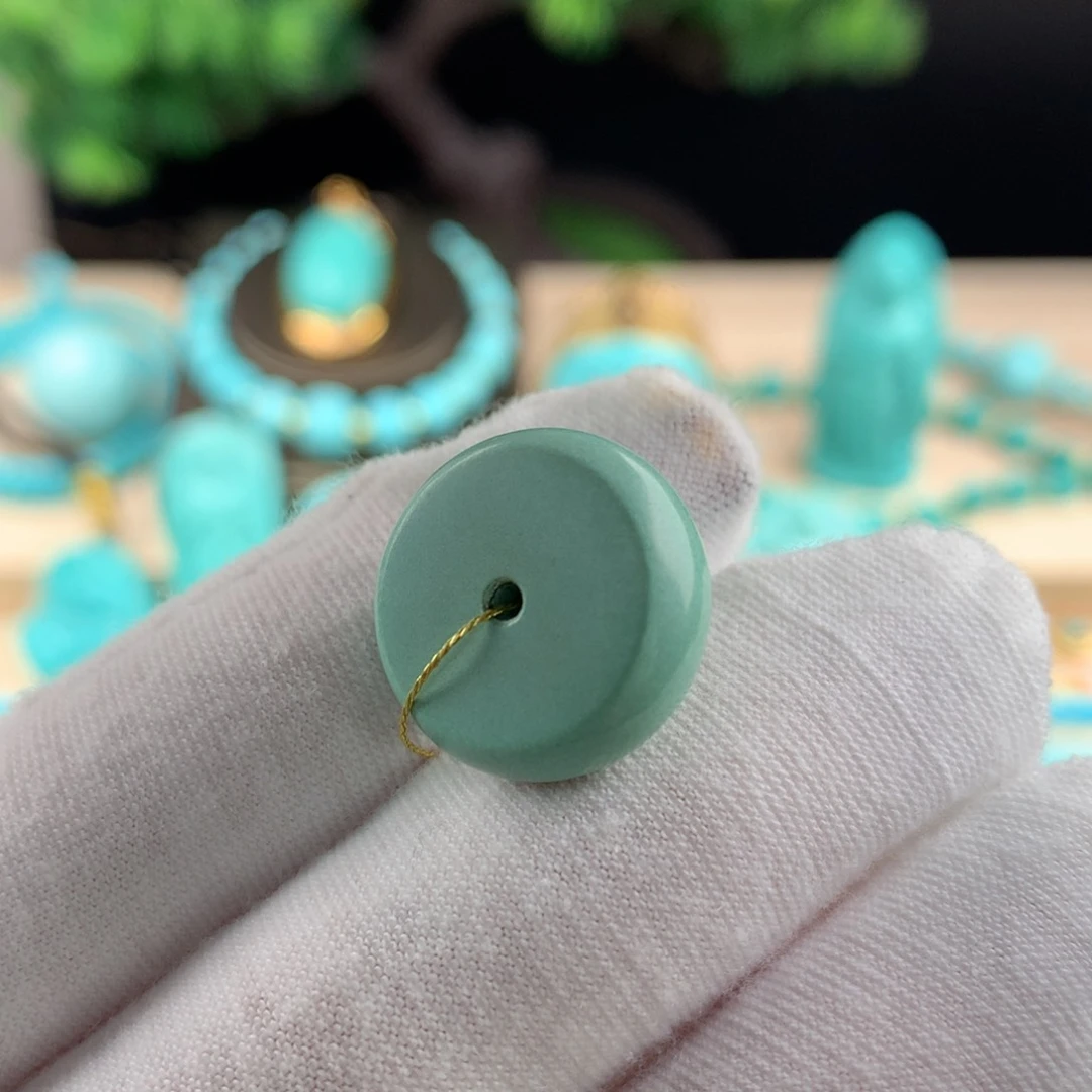 绿松石配珠卡17.7未镶嵌