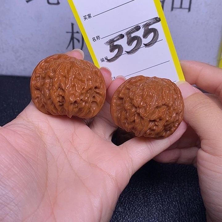 文玩核桃把件555/42磨盘歪磨