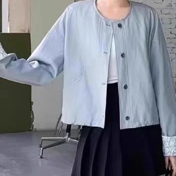 98019春季新款欧若风韩版设计感外套