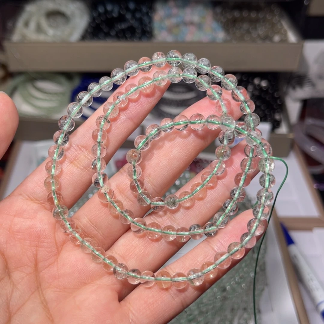 水晶手链未镶嵌绿幽灵001