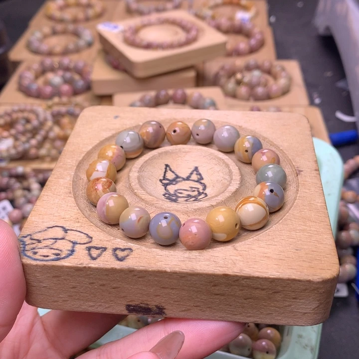 石英质玉手链合金新**