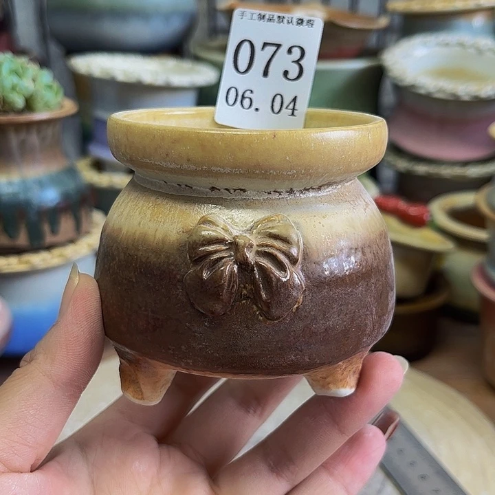 摆件景德镇陶瓷手工制作口7高8