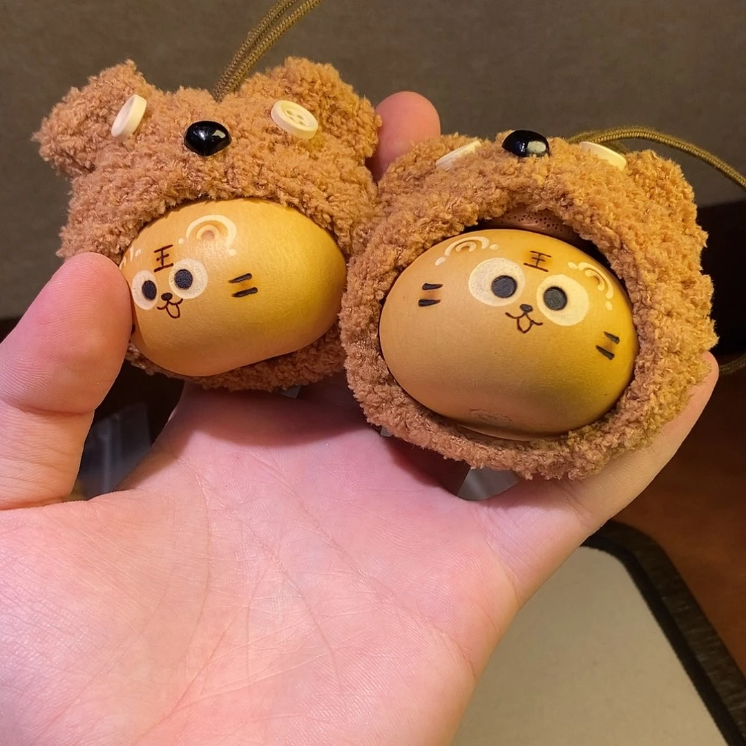 木质类小葫芦老虎挂件