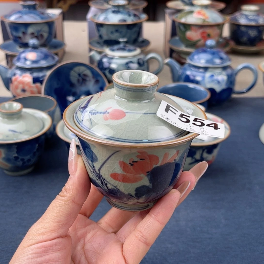 杯花*?景德镇手绘手工茶具