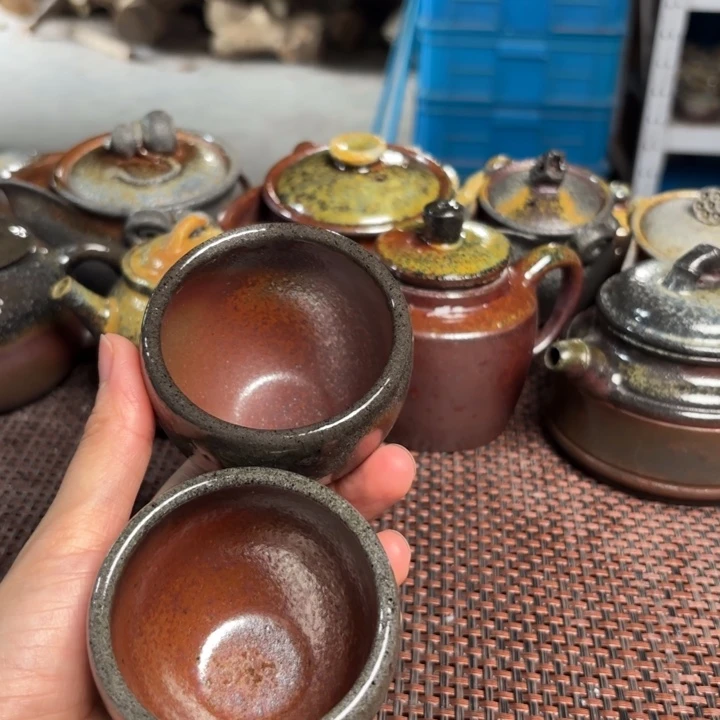 茶杯紫砂一对小抔80